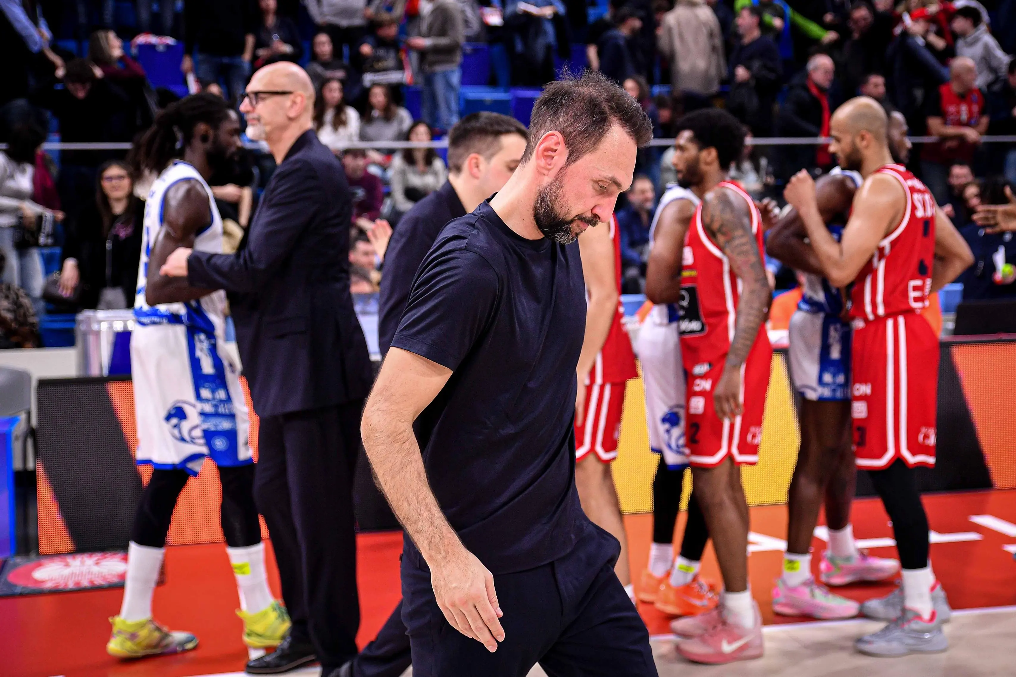 Basket, gli scatti di Olimpia Milano-Germani