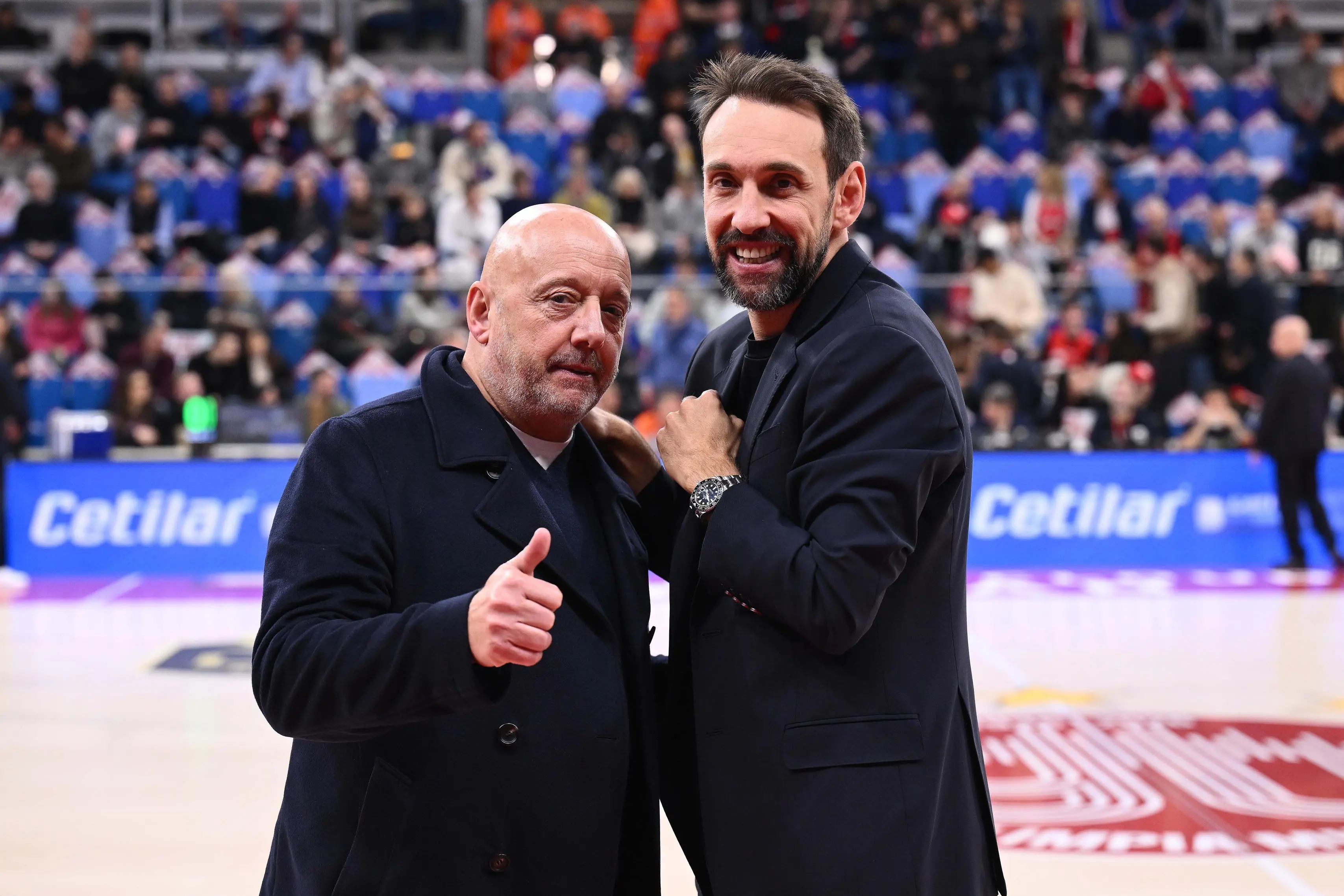 Basket, gli scatti di Olimpia Milano-Germani