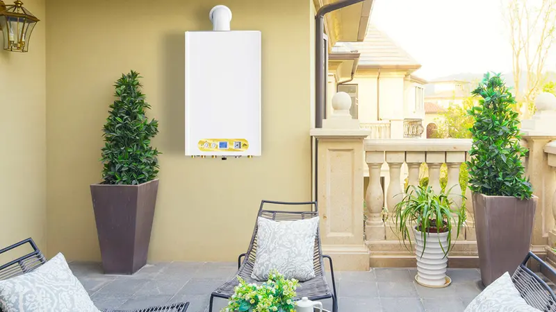 Le caldaie a condensazione possono essere collocate anche outdoor