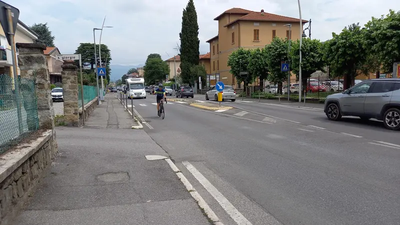 Iniziano gli interventi in via IV Novembre - © www.giornaledibrescia.it