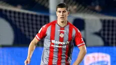 Lorenzo Moretti con la maglia della Cremonese