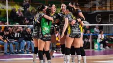 Esulta la Valsabbina - Foto Legavolley