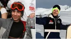 A sinistra un giovane Pietropoli a Torino 2006: a destra sulle piste di oggi © www.giornaledibrescia.it