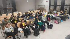 La quinta C della scuola primaria Canossi di Ospitaletto