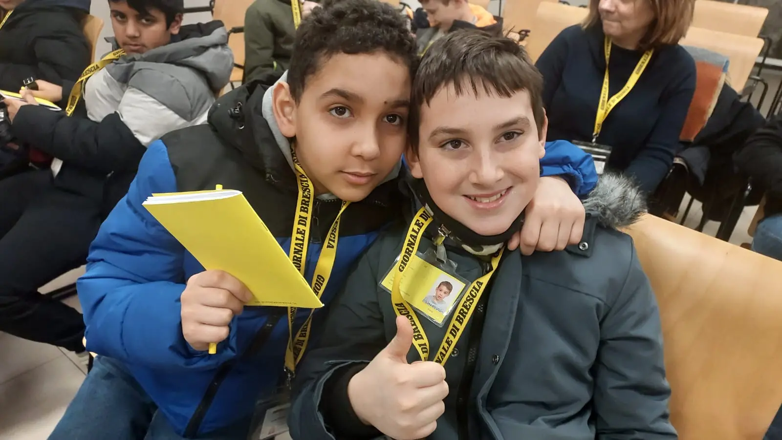 La quinta C della scuola primaria Canossi di Ospitaletto