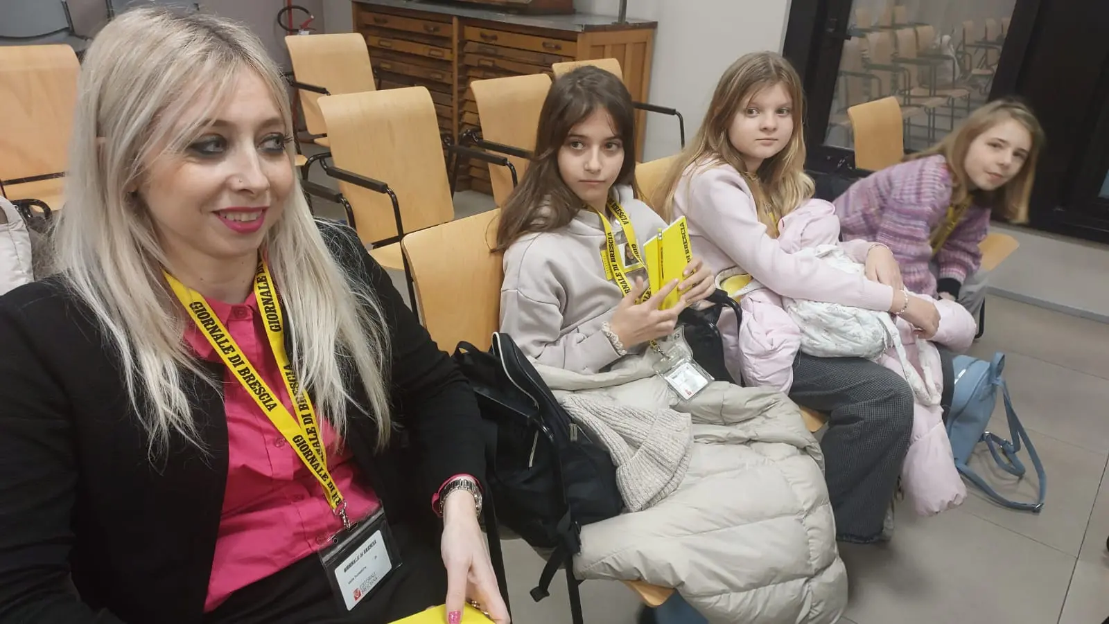 La quinta C della scuola primaria Canossi di Ospitaletto