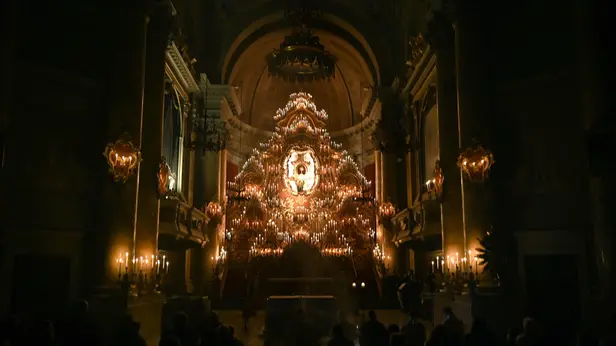 CRONACA CASTENEDOLO PARROCCHIA DI SAN BARTOLOMEO APOSTOLO 150 ANNI DEI TRIDUI VESPRI NELLA FOTO FUNZIONE DEI VESPRI 20/02/2022 newreporter©favretto