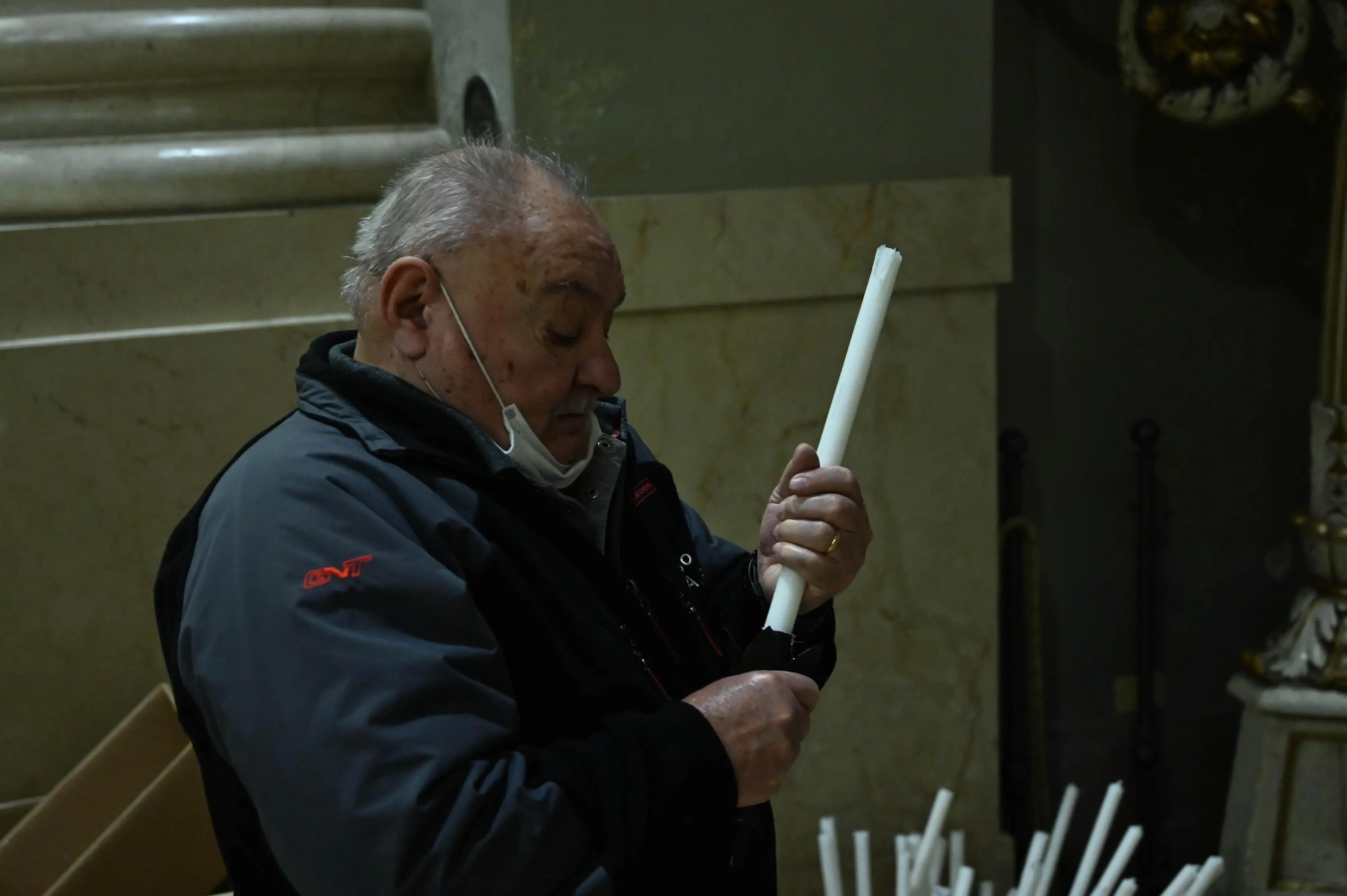 CRONACA CASTENEDOLO PARROCCHIA DI SAN BARTOLOMEO APOSTOLO 150 TRIDUI NELLA FOTO PREPARATIVI 15/02/2022 newreporter©favretto