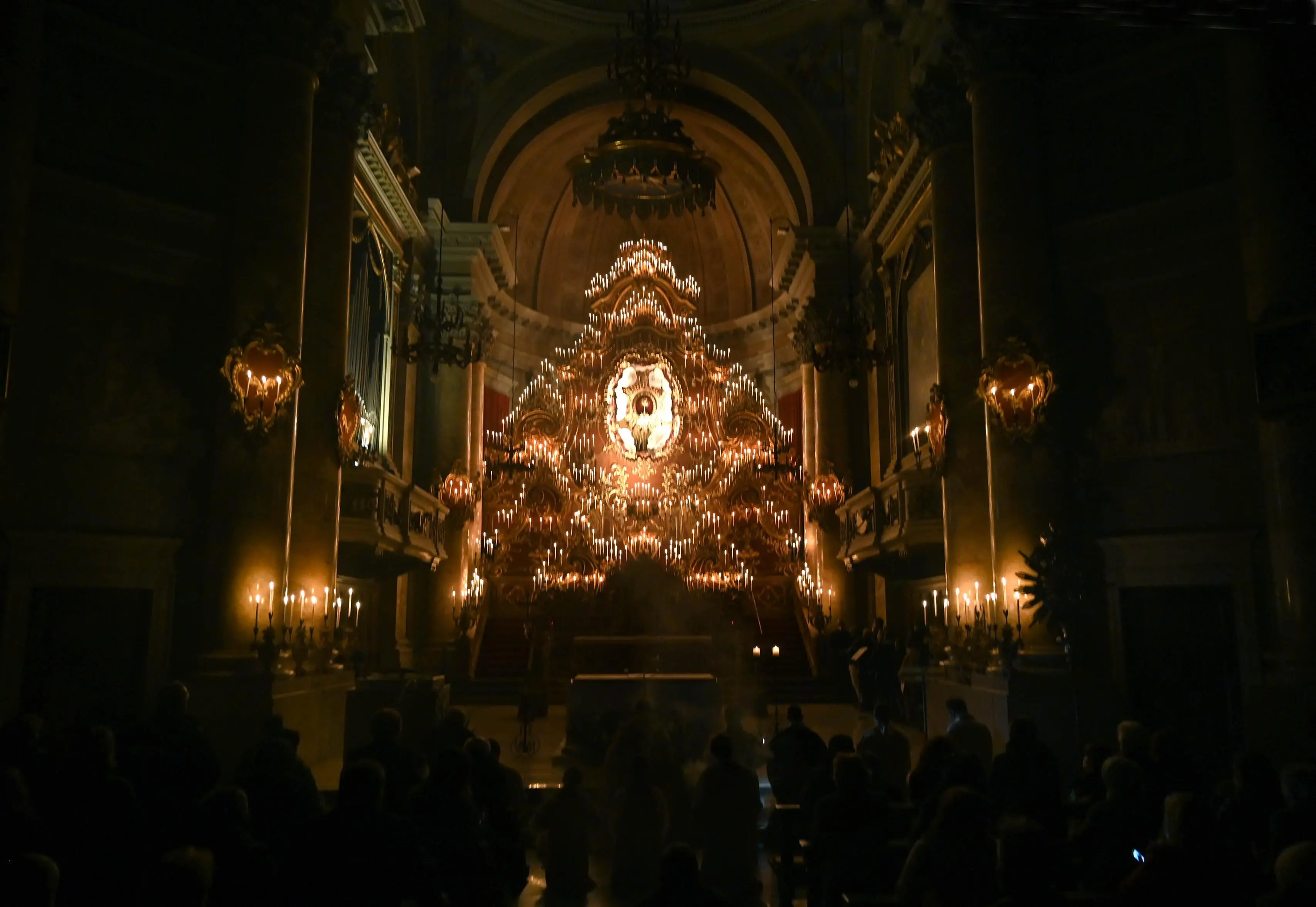 CRONACA CASTENEDOLO PARROCCHIA DI SAN BARTOLOMEO APOSTOLO 150 ANNI DEI TRIDUI VESPRI NELLA FOTO FUNZIONE DEI VESPRI 20/02/2022 newreporter©favretto