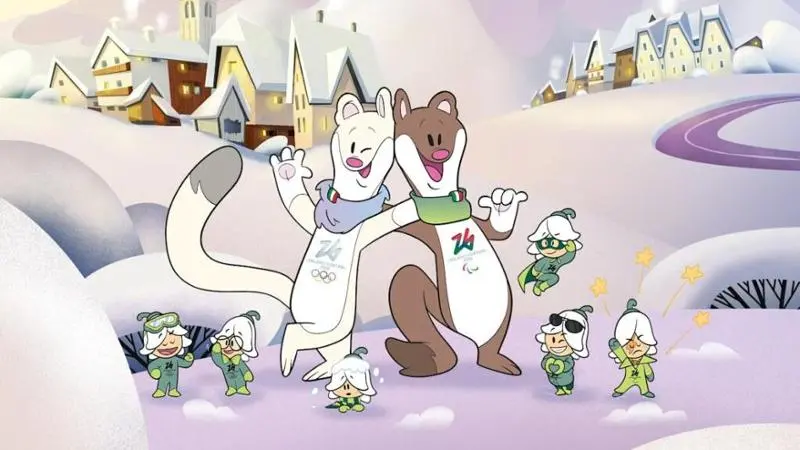 Milo e Tina le mascotte delle Olimpiadi invernali 2026