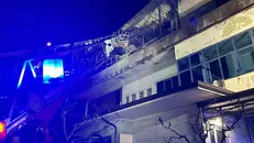 L'incendio all'Eurogalvano di Lodrino