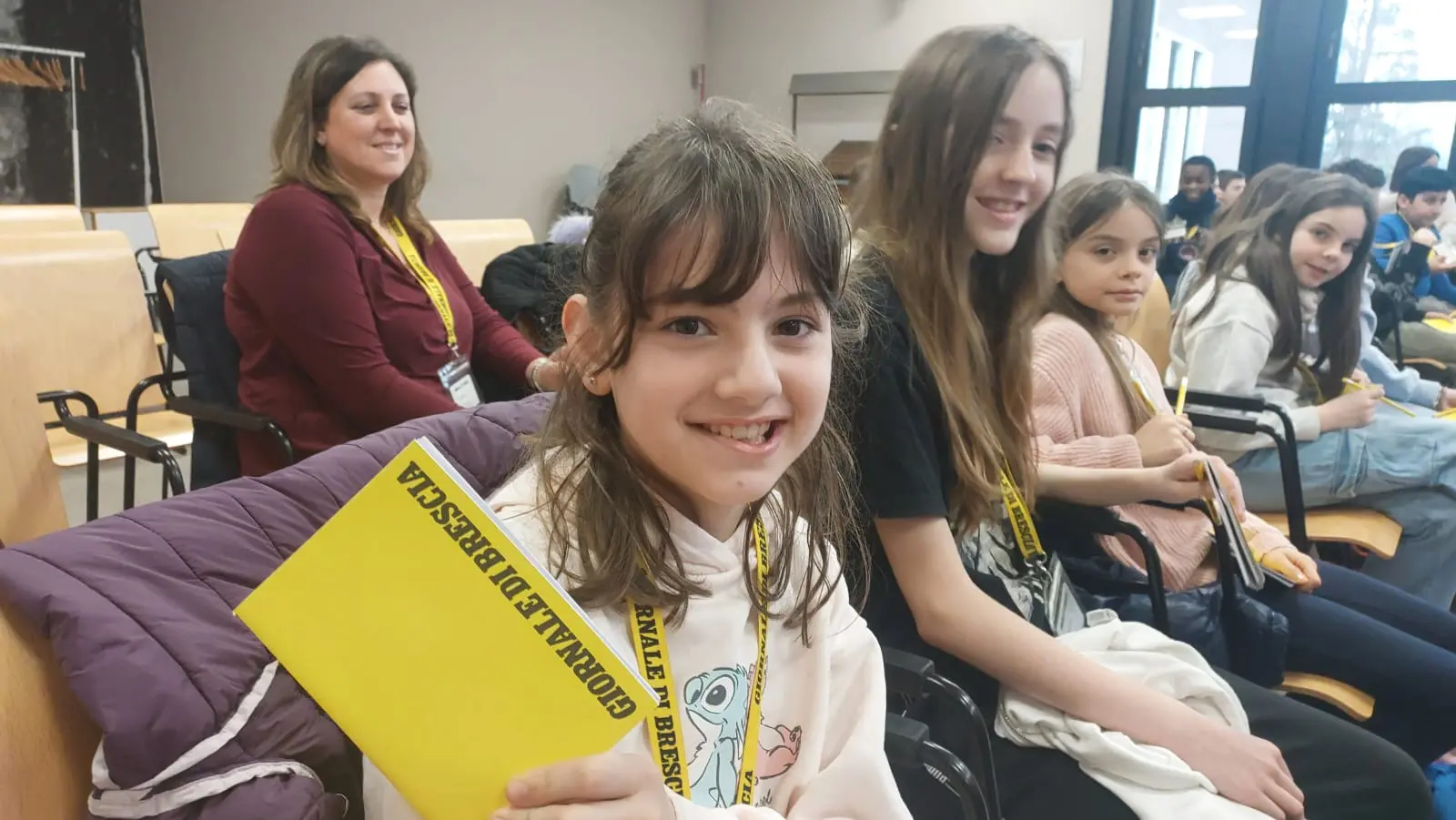 La quinta B della scuola primaria Canossi di Ospitaletto