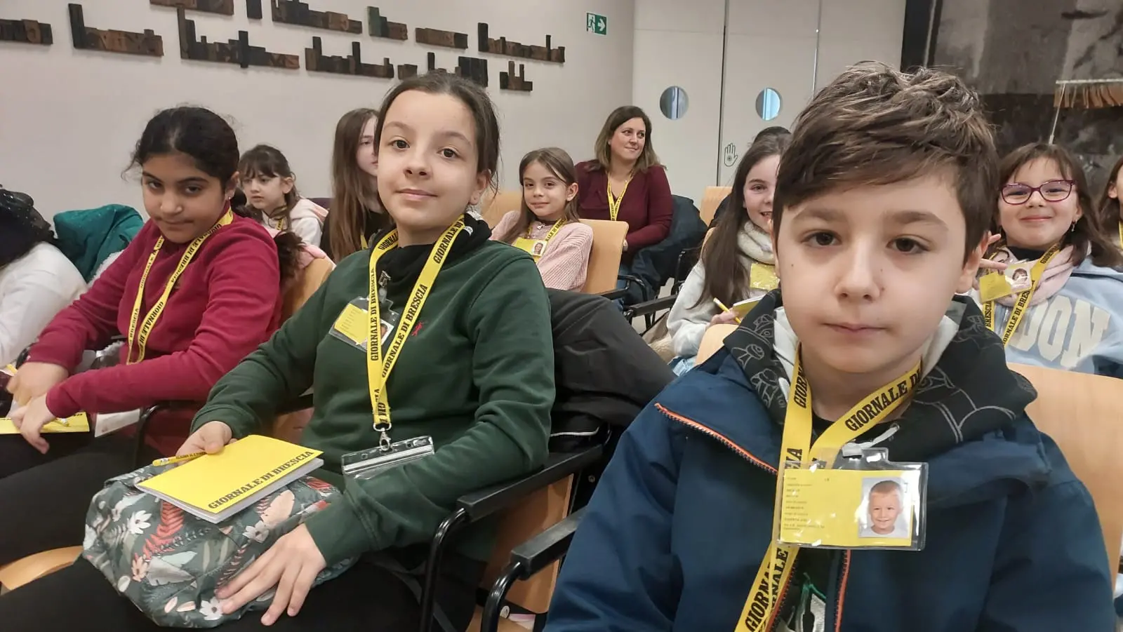 La quinta B della scuola primaria Canossi di Ospitaletto