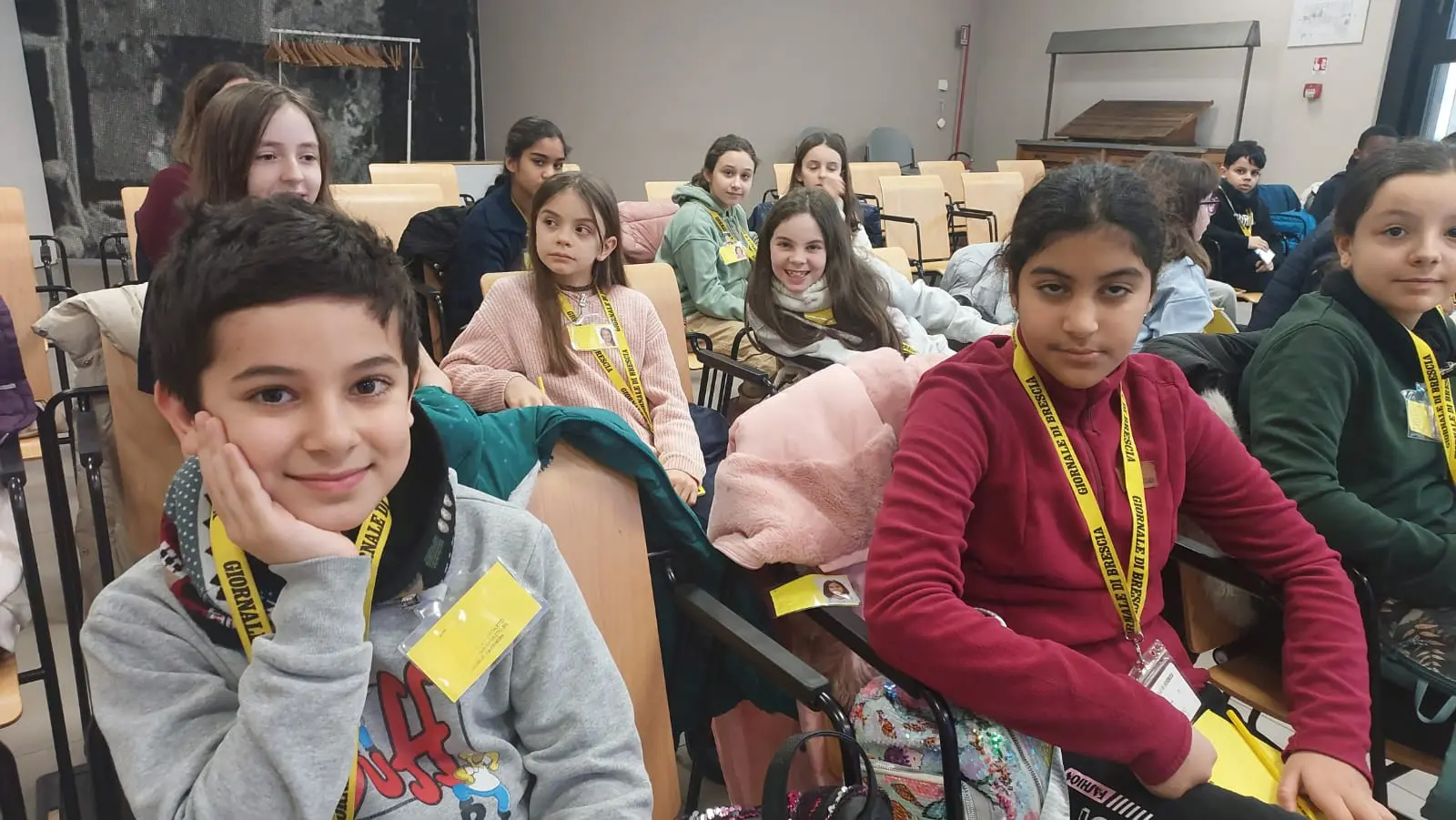 La quinta B della scuola primaria Canossi di Ospitaletto