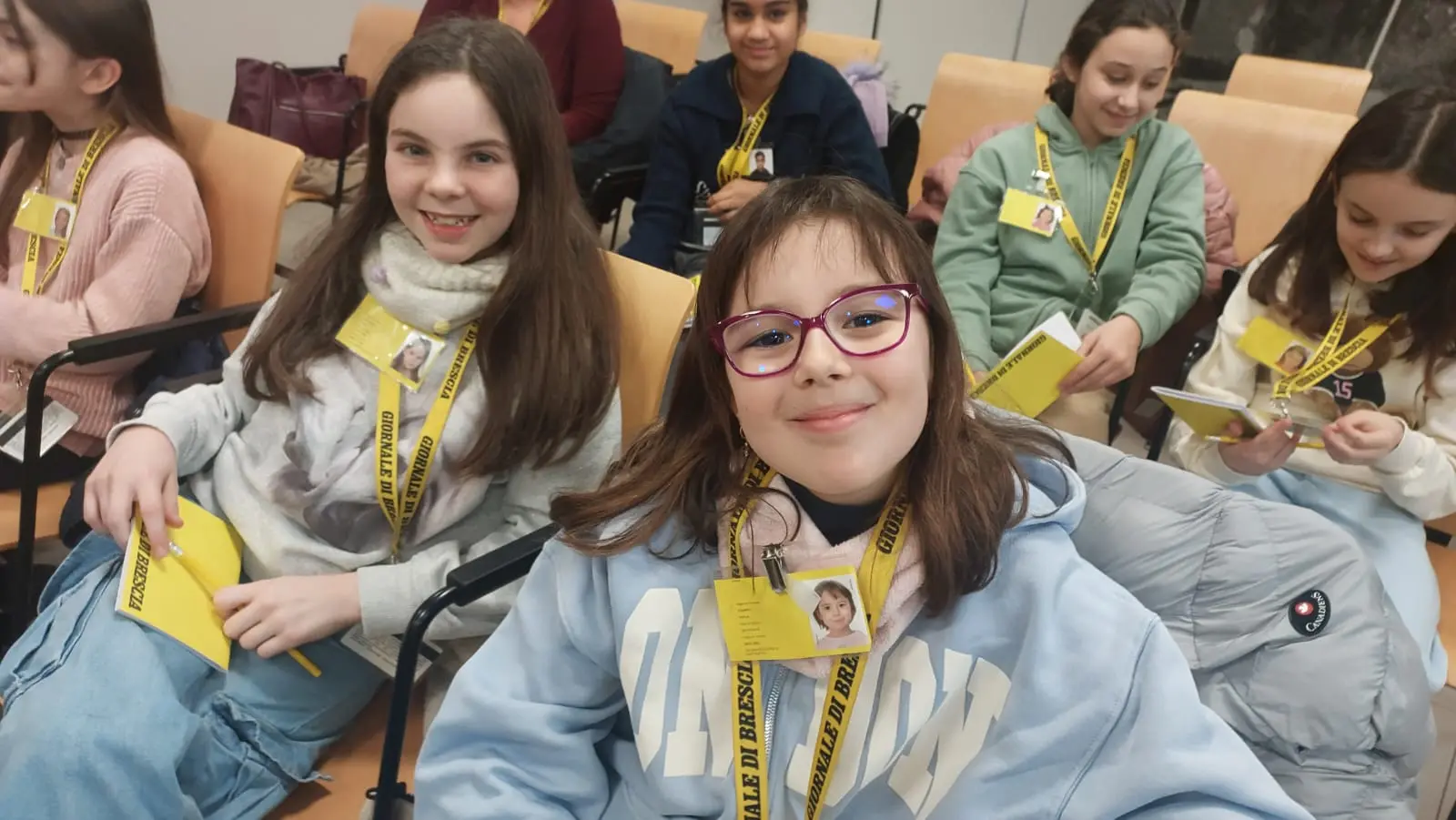 La quinta B della scuola primaria Canossi di Ospitaletto