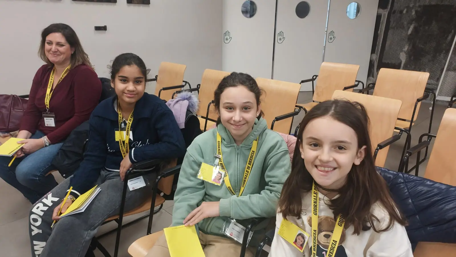 La quinta B della scuola primaria Canossi di Ospitaletto