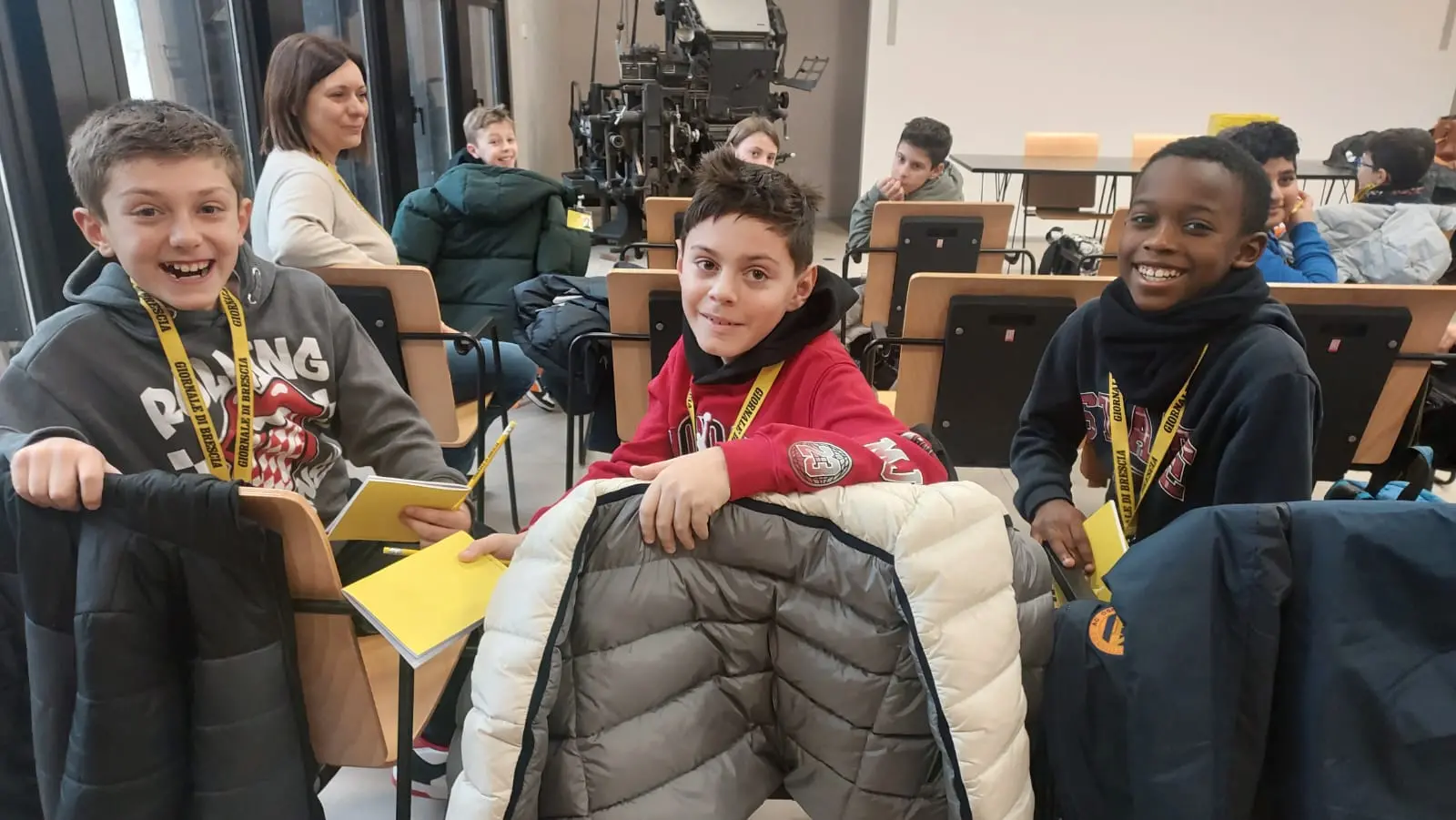 La quinta B della scuola primaria Canossi di Ospitaletto