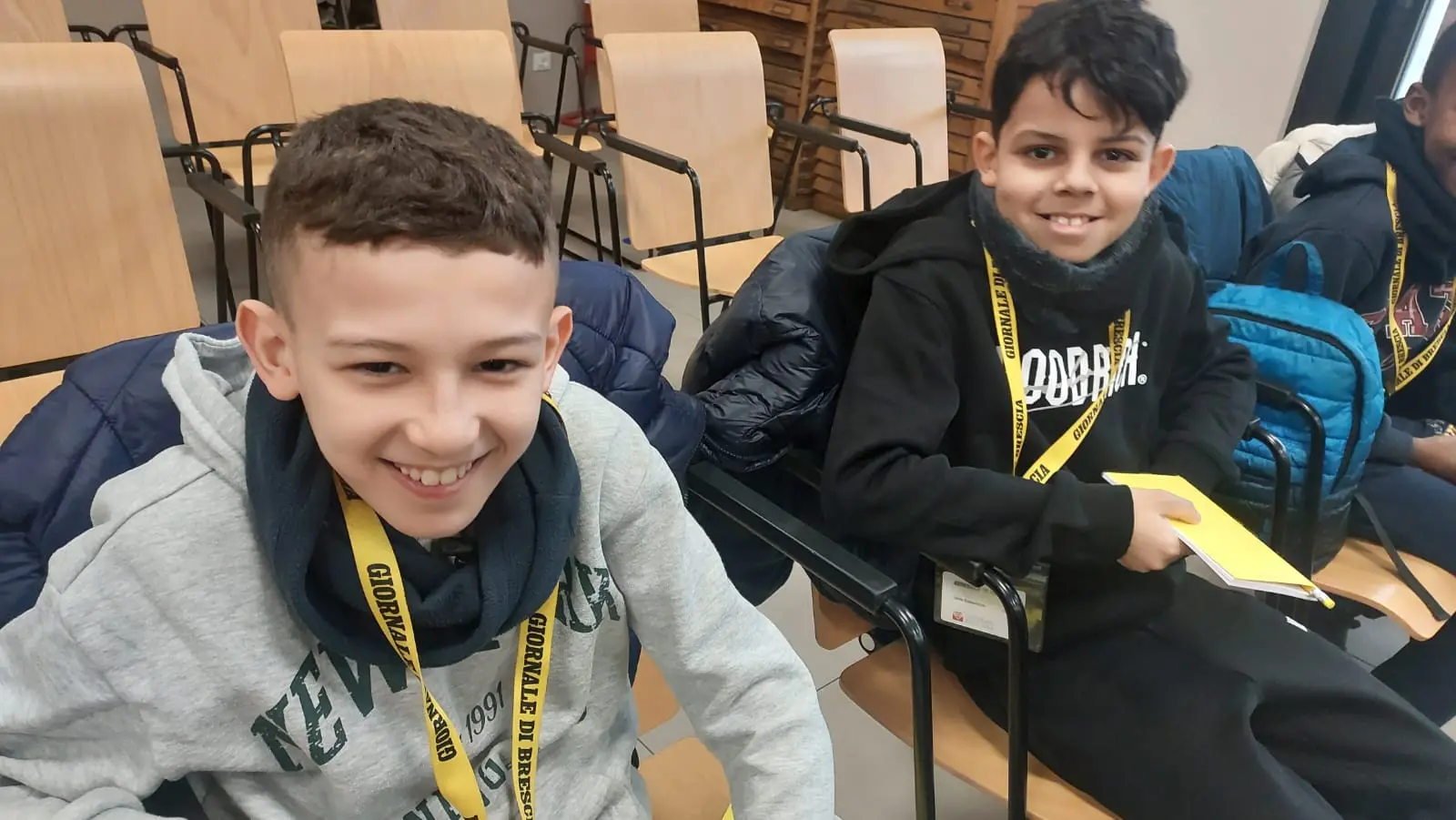 La quinta B della scuola primaria Canossi di Ospitaletto