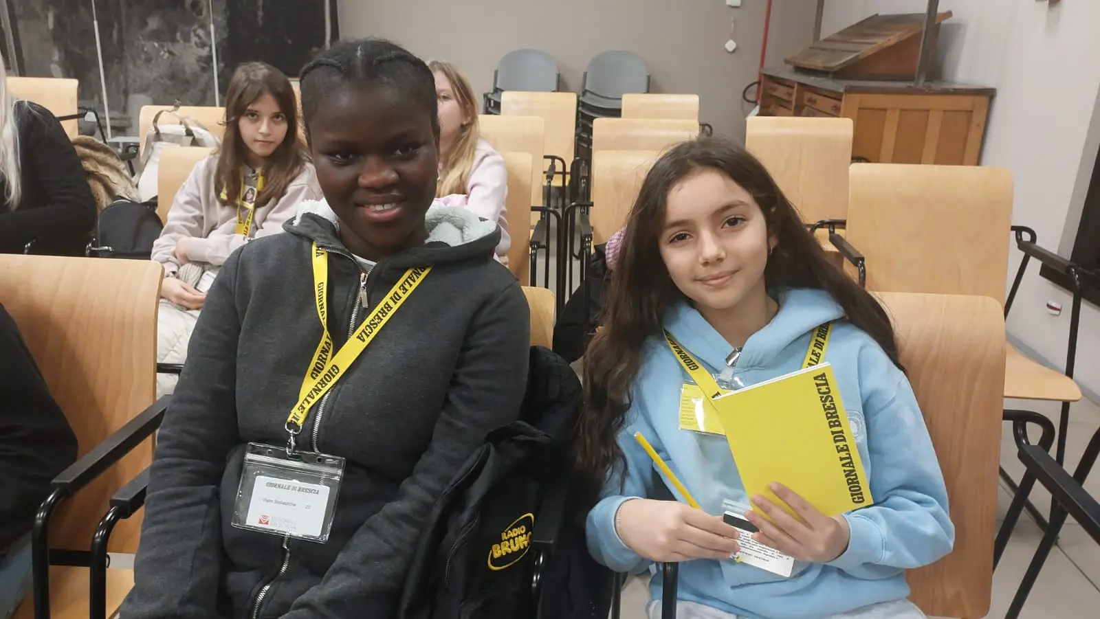 La quinta B della scuola primaria Canossi di Ospitaletto