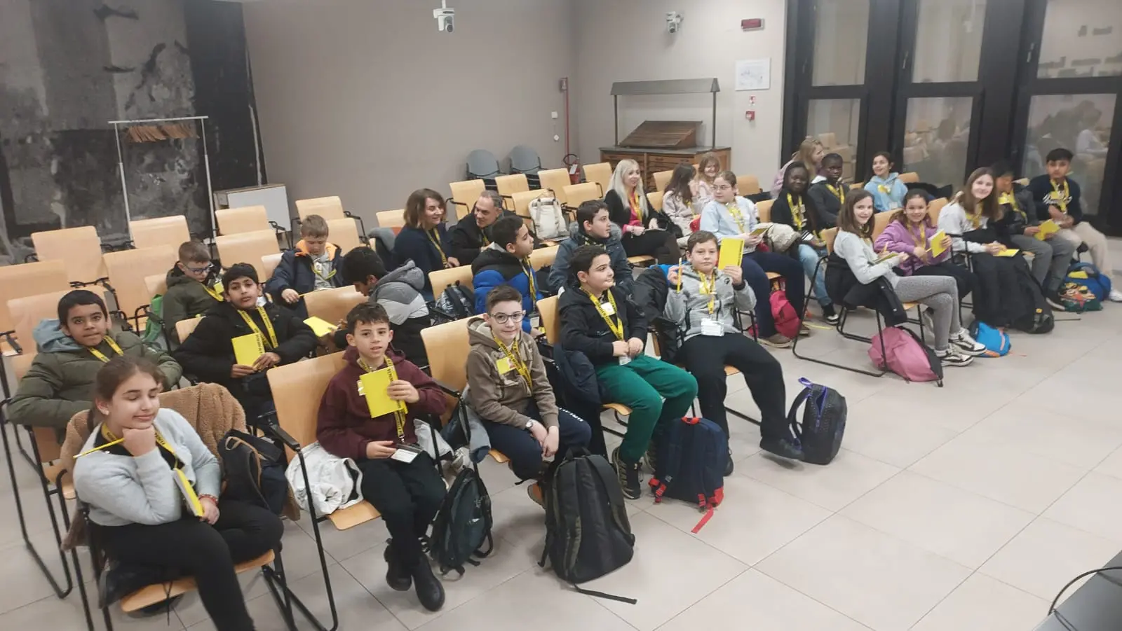 La quinta B della scuola primaria Canossi di Ospitaletto