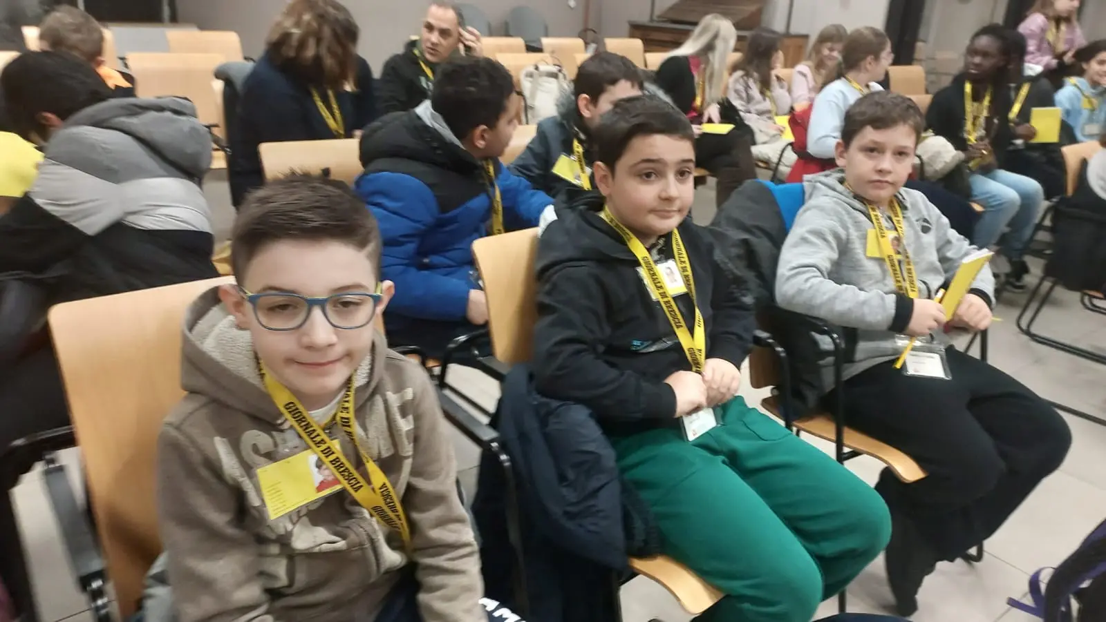 La quinta B della scuola primaria Canossi di Ospitaletto