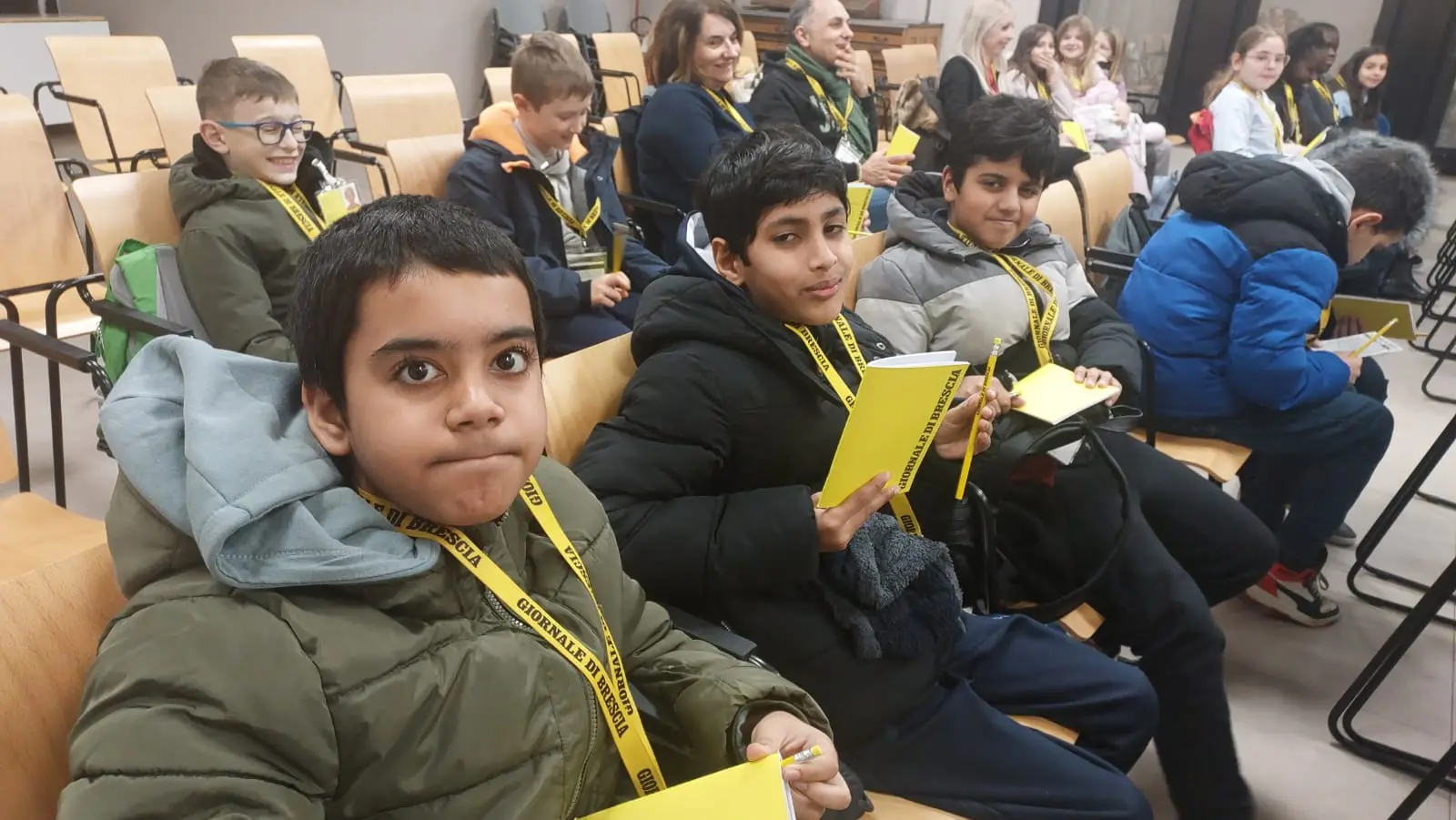 La quinta B della scuola primaria Canossi di Ospitaletto