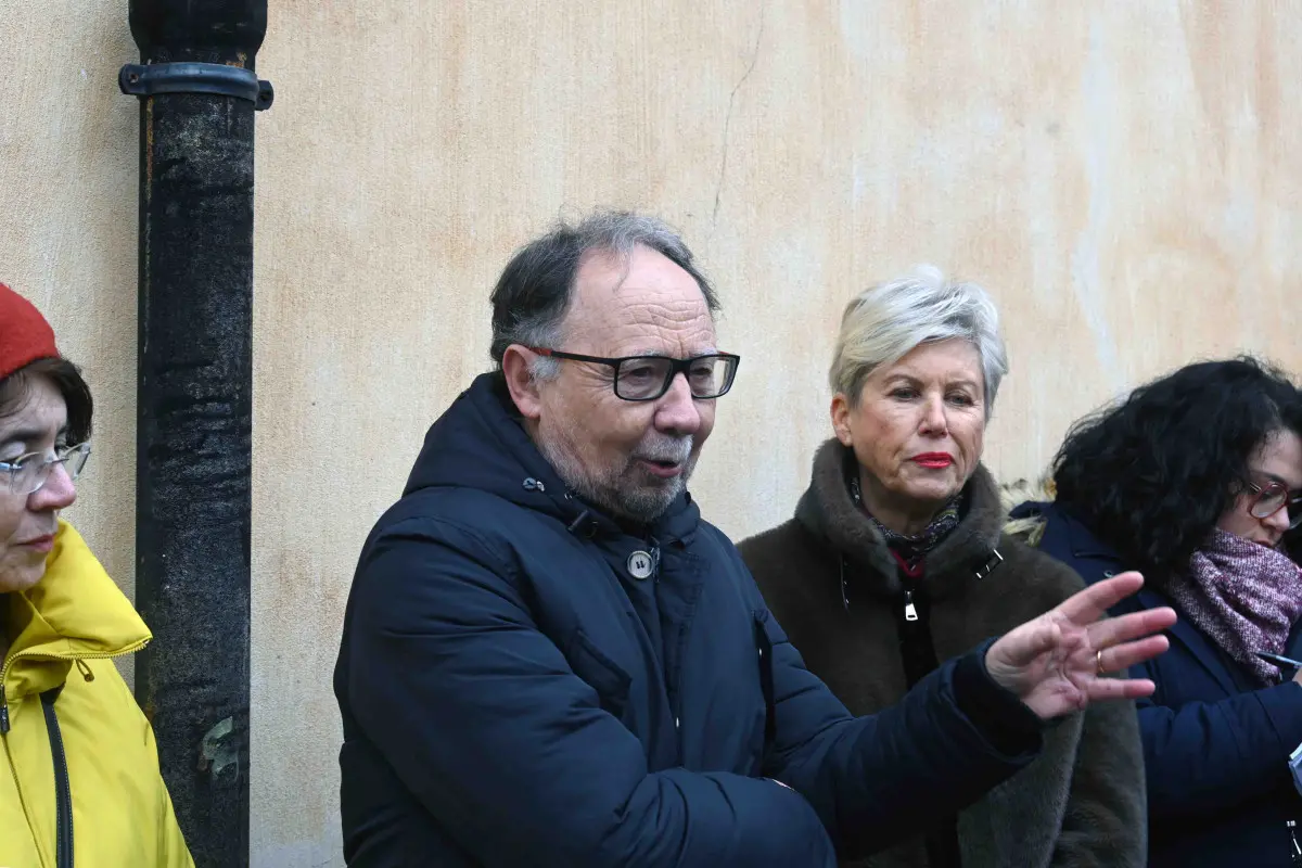 La Commissione in visita al Teatro romano