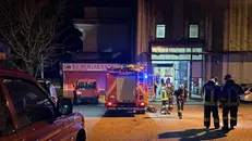 Vigili del fuoco fuori dall'azienda di Lodrino - © www.giornaledibrescia.it