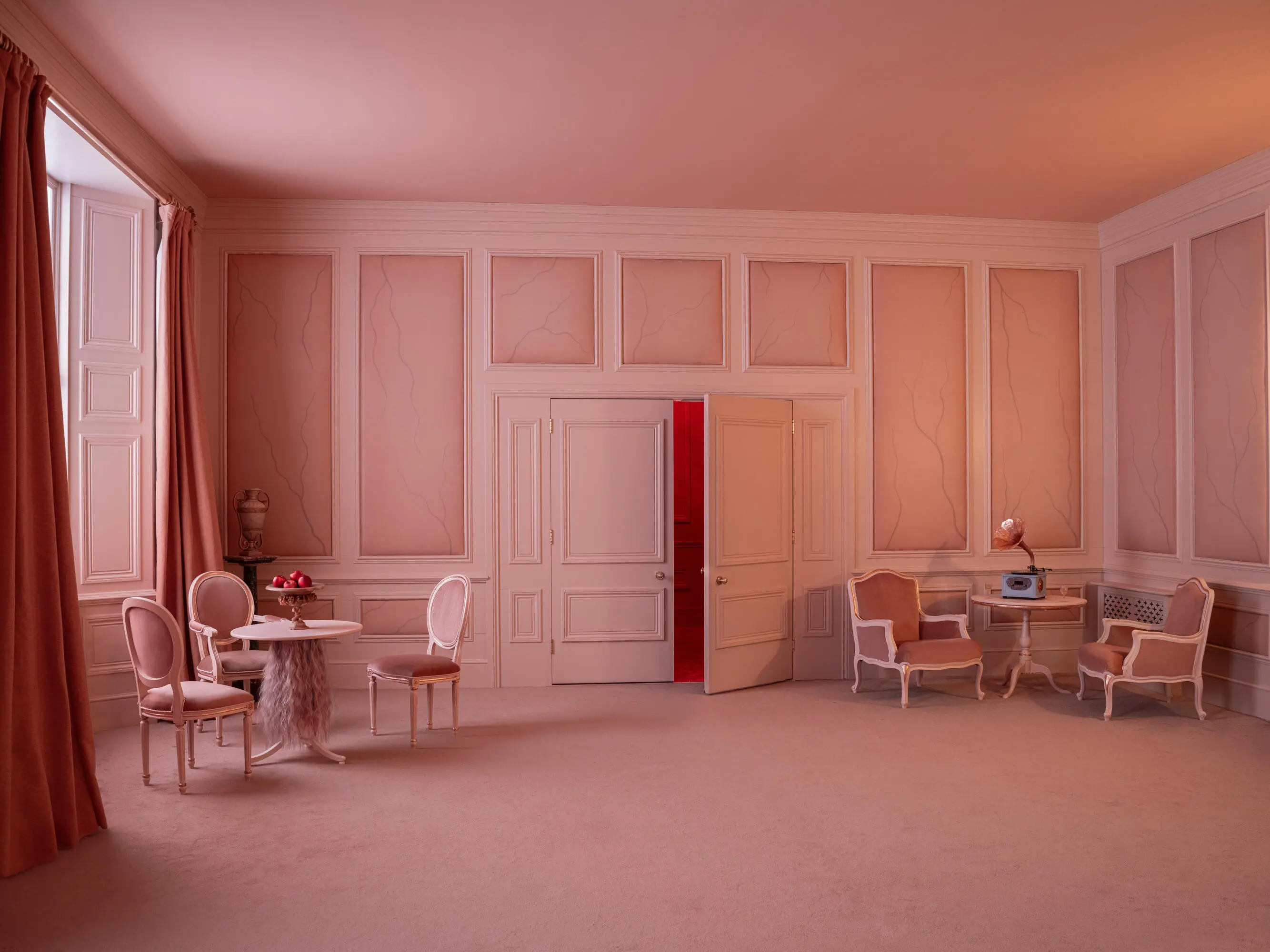 La camera di Catherine Earnshaw a Thrushcross Grange (courtesy Airbnb)