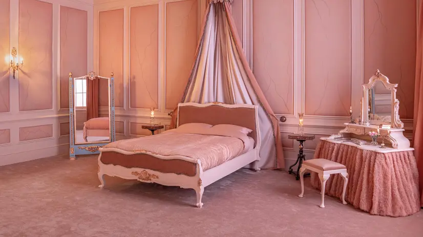 La camera di Catherine Earnshaw a Thrushcross Grange (courtesy Airbnb)