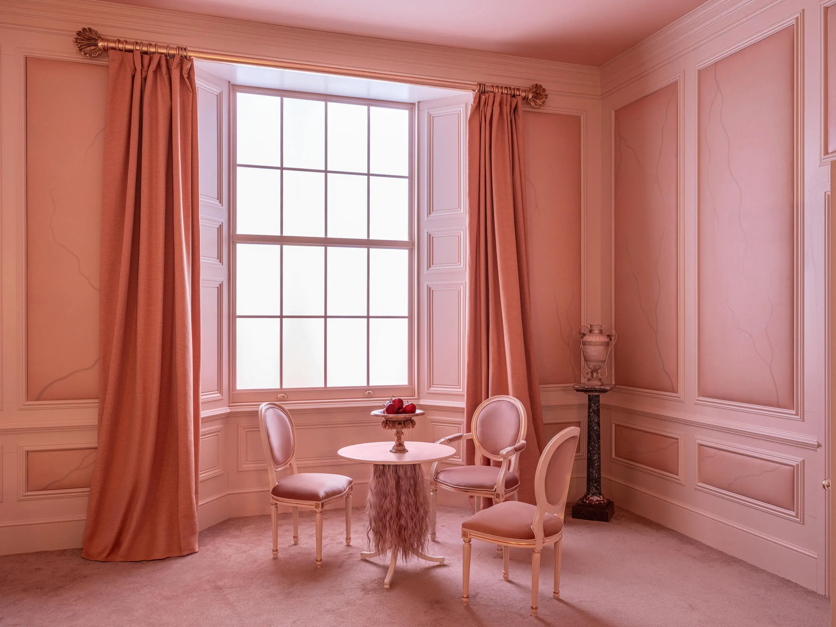 La camera di Catherine Earnshaw a Thrushcross Grange (courtesy Airbnb)