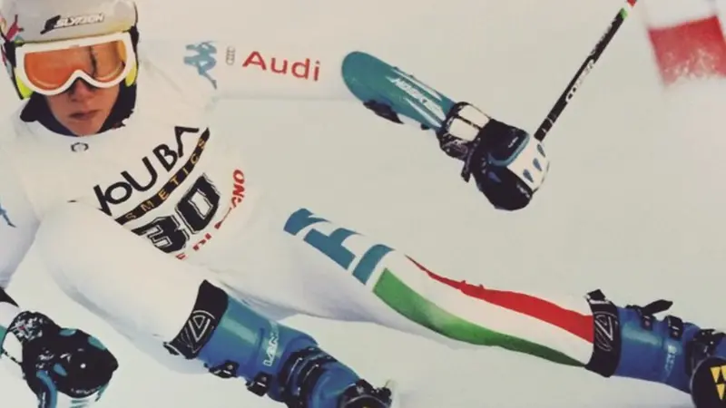 Un giovanissimo Giovanni Franzoni in gara