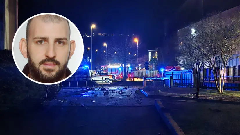 Il luogo dell'incidente ad Agnosine e la vittima, Stefano Ferrari © www.giornaledibrescia.it