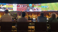 Una sala scommesse - Foto simbolico