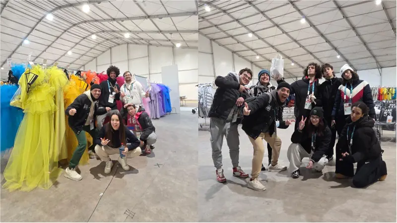 Gli allievi delle due scuole