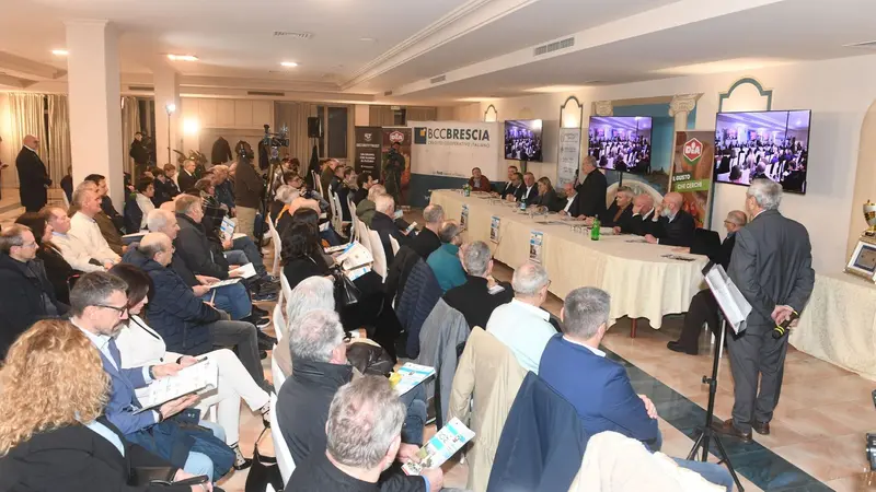 Un momento della serata - Foto Rodella