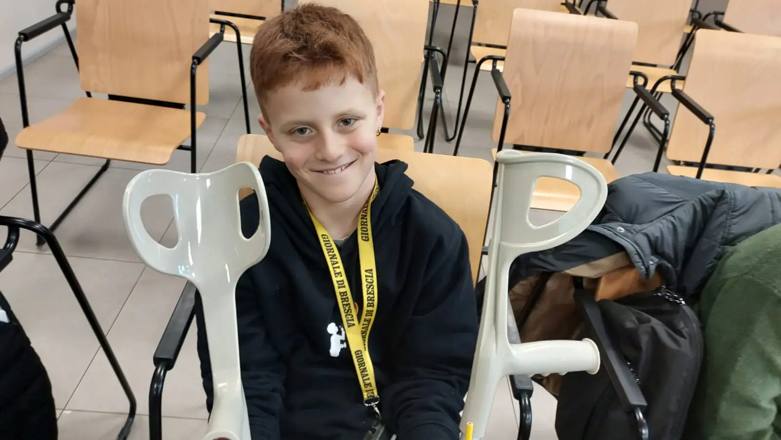 La classe quinta della Fly High di Roè in visita al GdB