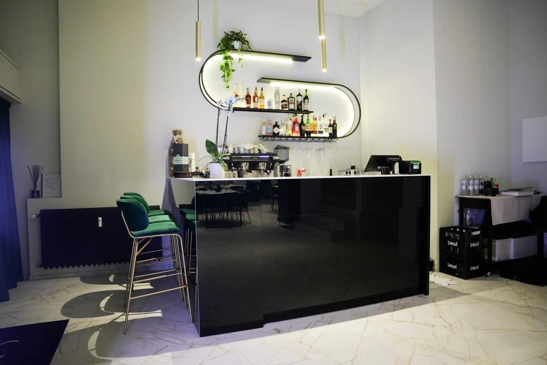 Gli interni del ristorante Da Ilaria