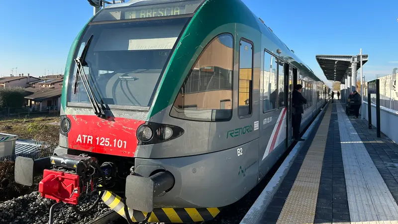 Un convoglio di Trenord