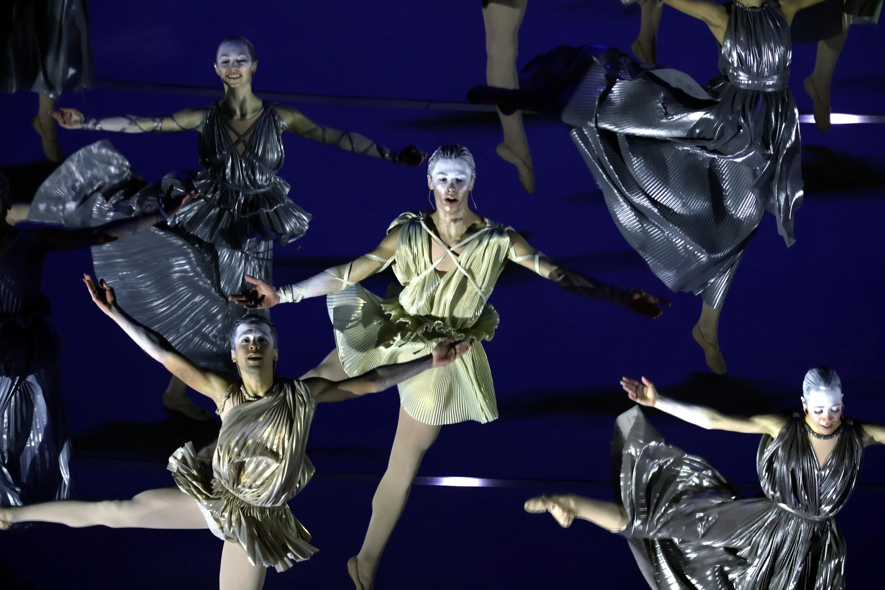 epa12709892 A performance during the Opening Ceremony of the Milano Cortina 2026 Winter Olympic Games, in Milan, Italy, 06 February 2026. EPA/TERESA SUAREZ