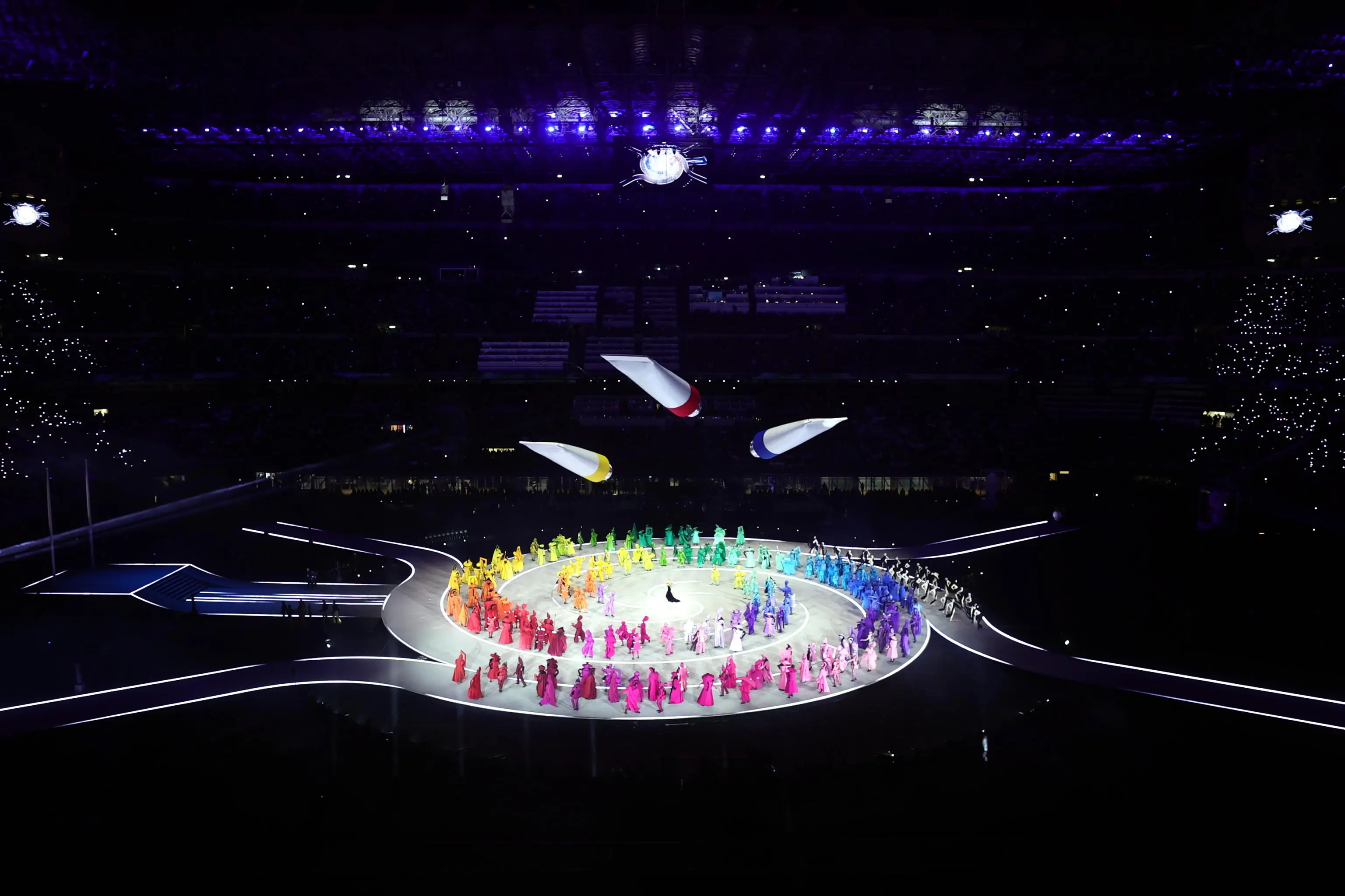 Gli scatti più belli della cerimonia di apertura dei Giochi