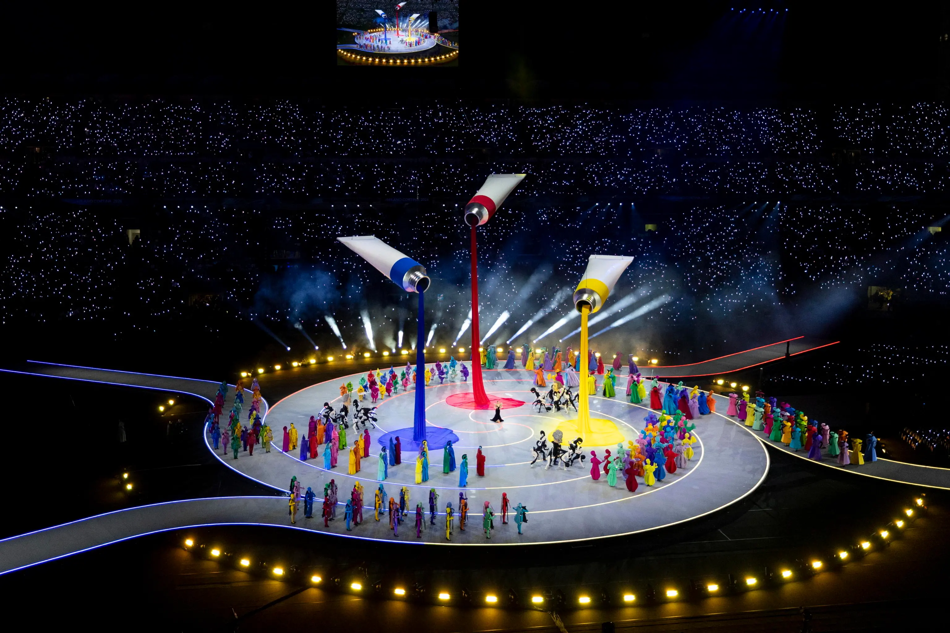 Gli scatti più belli della cerimonia di apertura dei Giochi