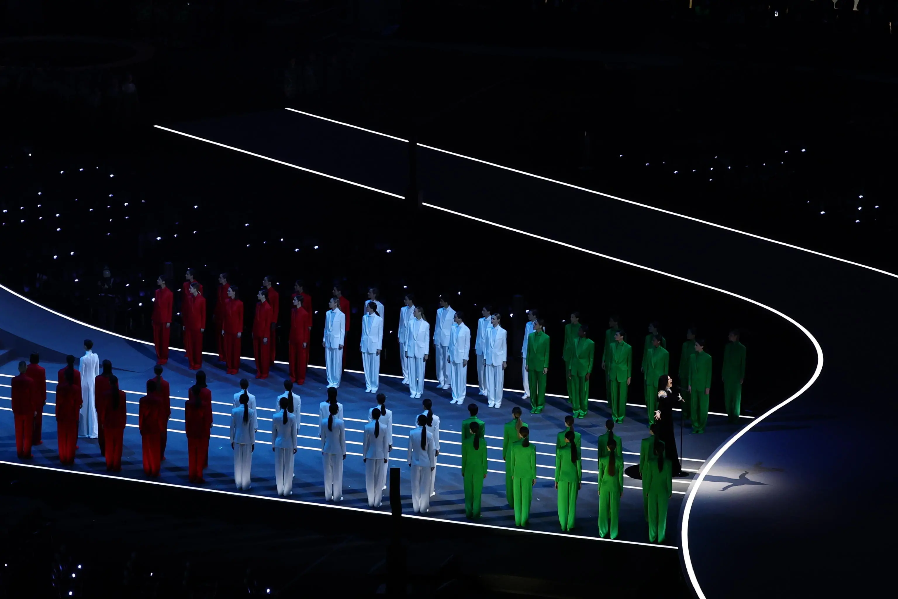 Gli scatti più belli della cerimonia di apertura dei Giochi