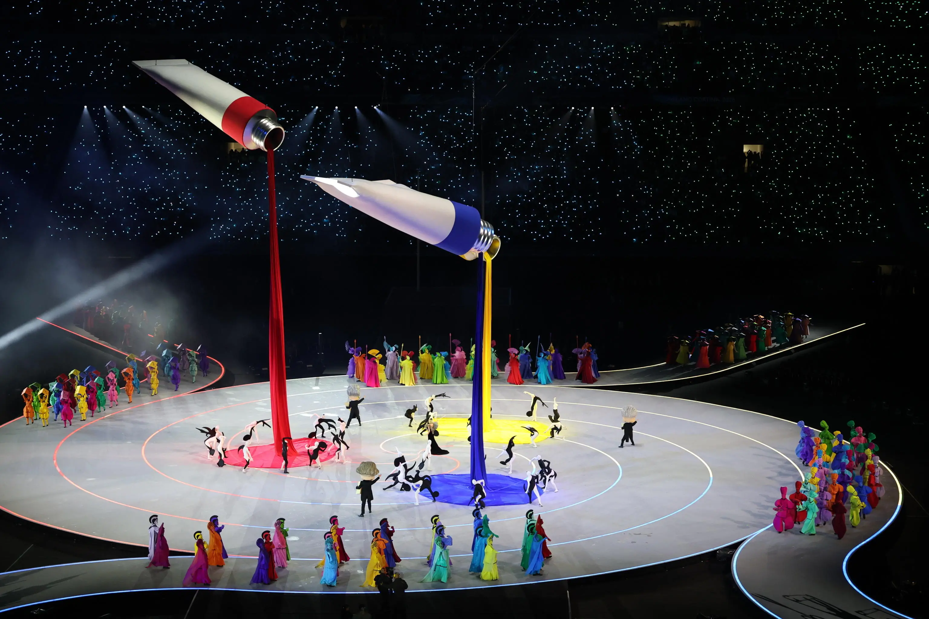 Gli scatti più belli della cerimonia di apertura dei Giochi