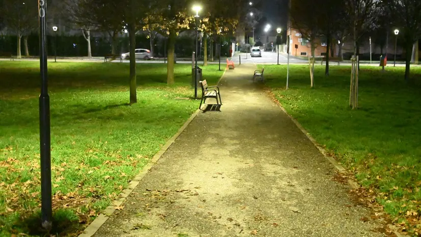 Il parco Caduti di Nassiriya, tra via Cesare Arici e via Trivellini - Foto Gabriele Strada/Neg © www.giornaledibrescia.it
