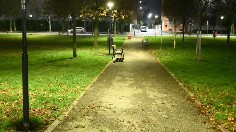Il parco Caduti di Nassiriya, tra via Cesare Arici e via Trivellini - Foto Gabriele Strada/Neg © www.giornaledibrescia.it