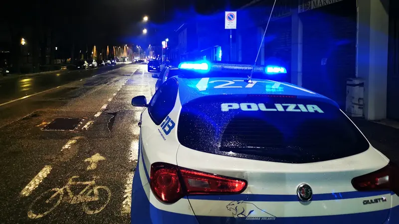 Un intervento della Polizia