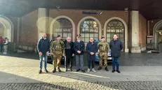 La visita in stazione