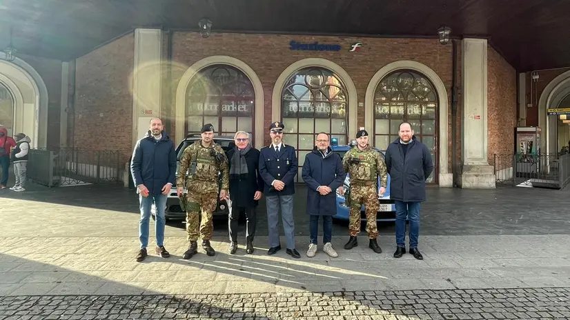 La visita in stazione
