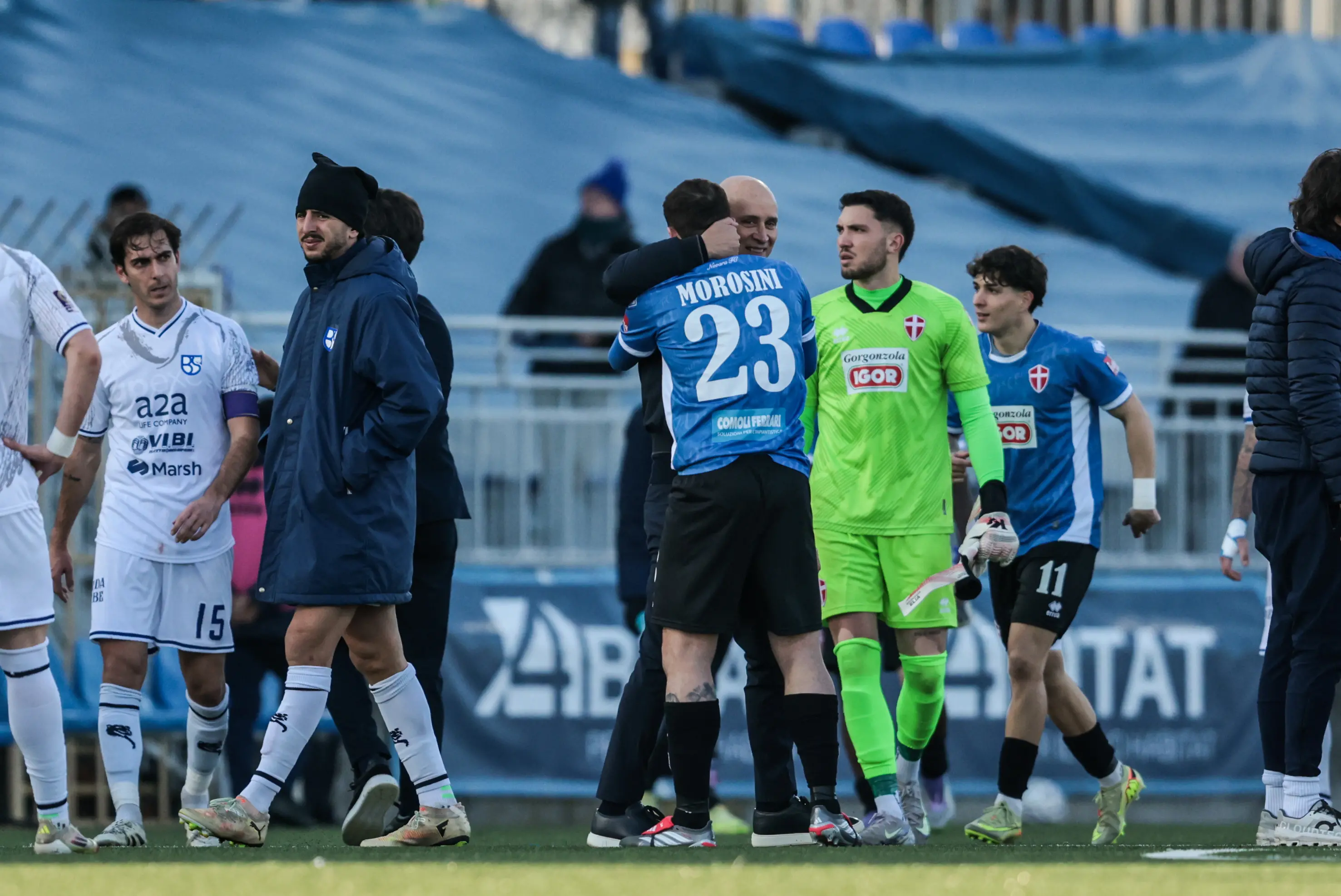 Serie C, gli scatti di Novara-Union Brescia